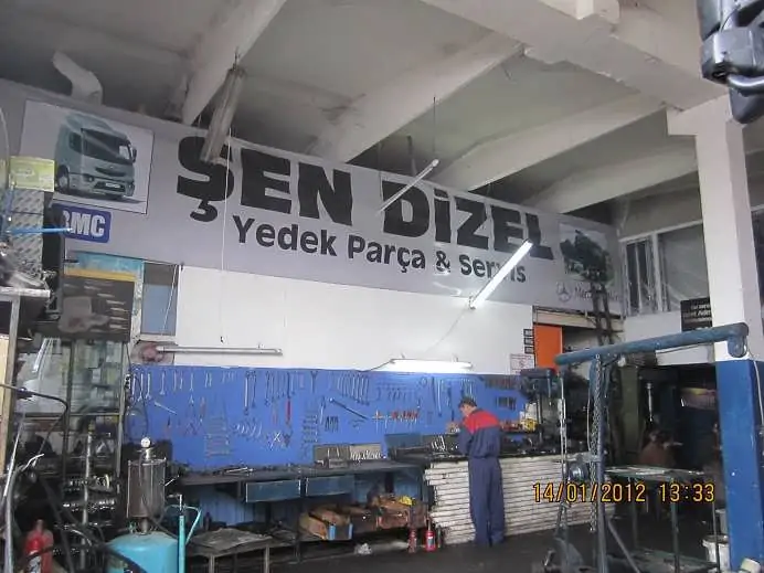 Kamyon tamirhanemizden görünüm